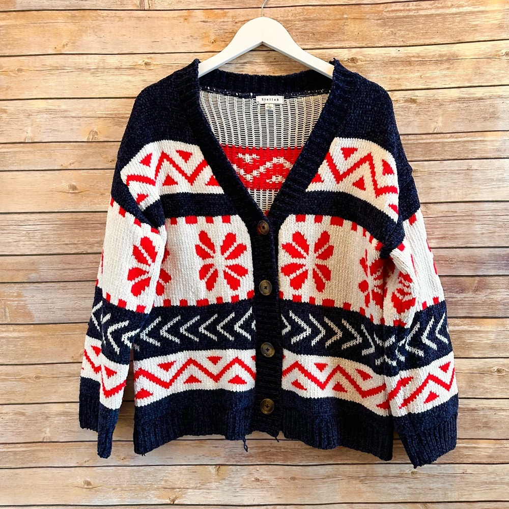 Stellah Sweater Women’s Size Large Knit Cardigan